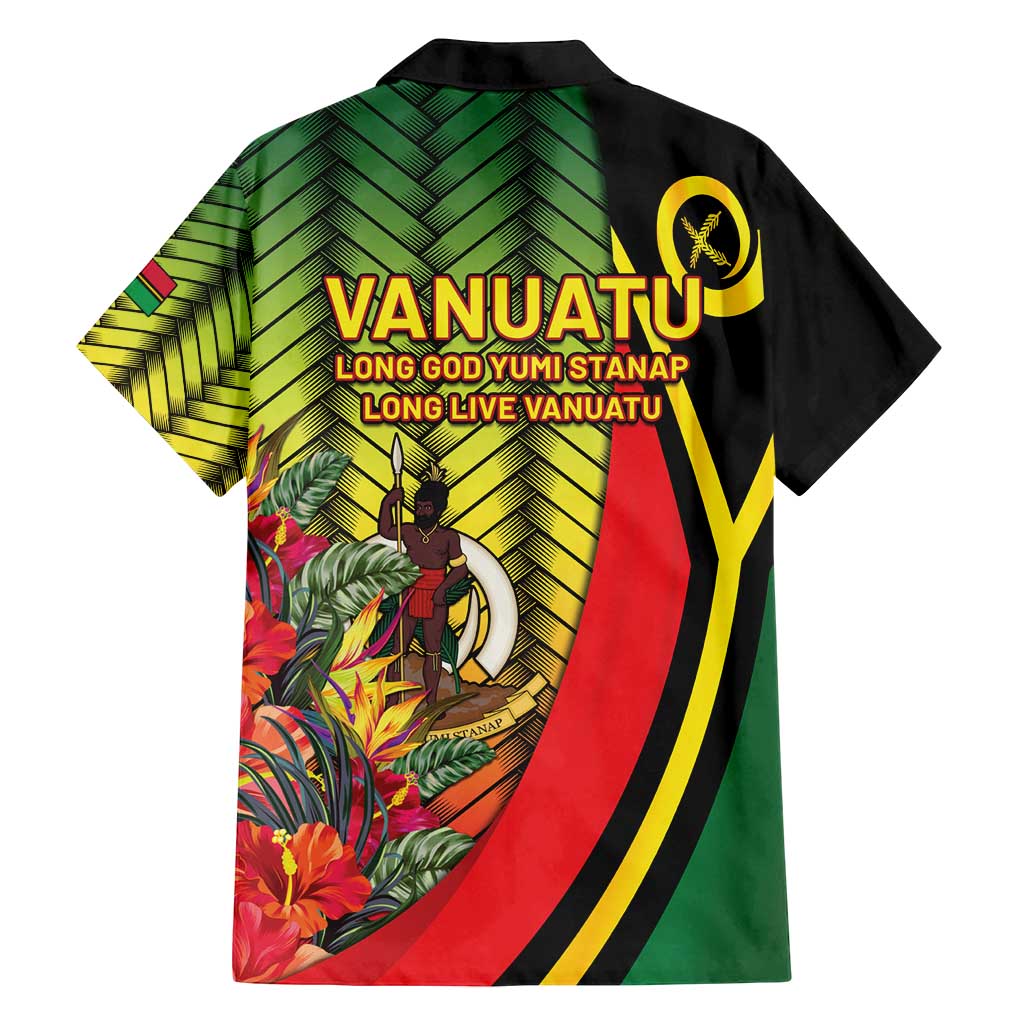 Vanuatu Constitution Day Family Matching Off Shoulder Maxi Dress and Hawaiian Shirt Long Live Vanuatu LT05 - Polynesian Pride