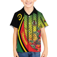 Vanuatu Constitution Day Family Matching Off Shoulder Maxi Dress and Hawaiian Shirt Long Live Vanuatu LT05 Son's Shirt Colorful - Polynesian Pride