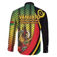 Vanuatu Constitution Day Family Matching Off Shoulder Short Dress and Hawaiian Shirt Long Live Vanuatu LT05 - Polynesian Pride