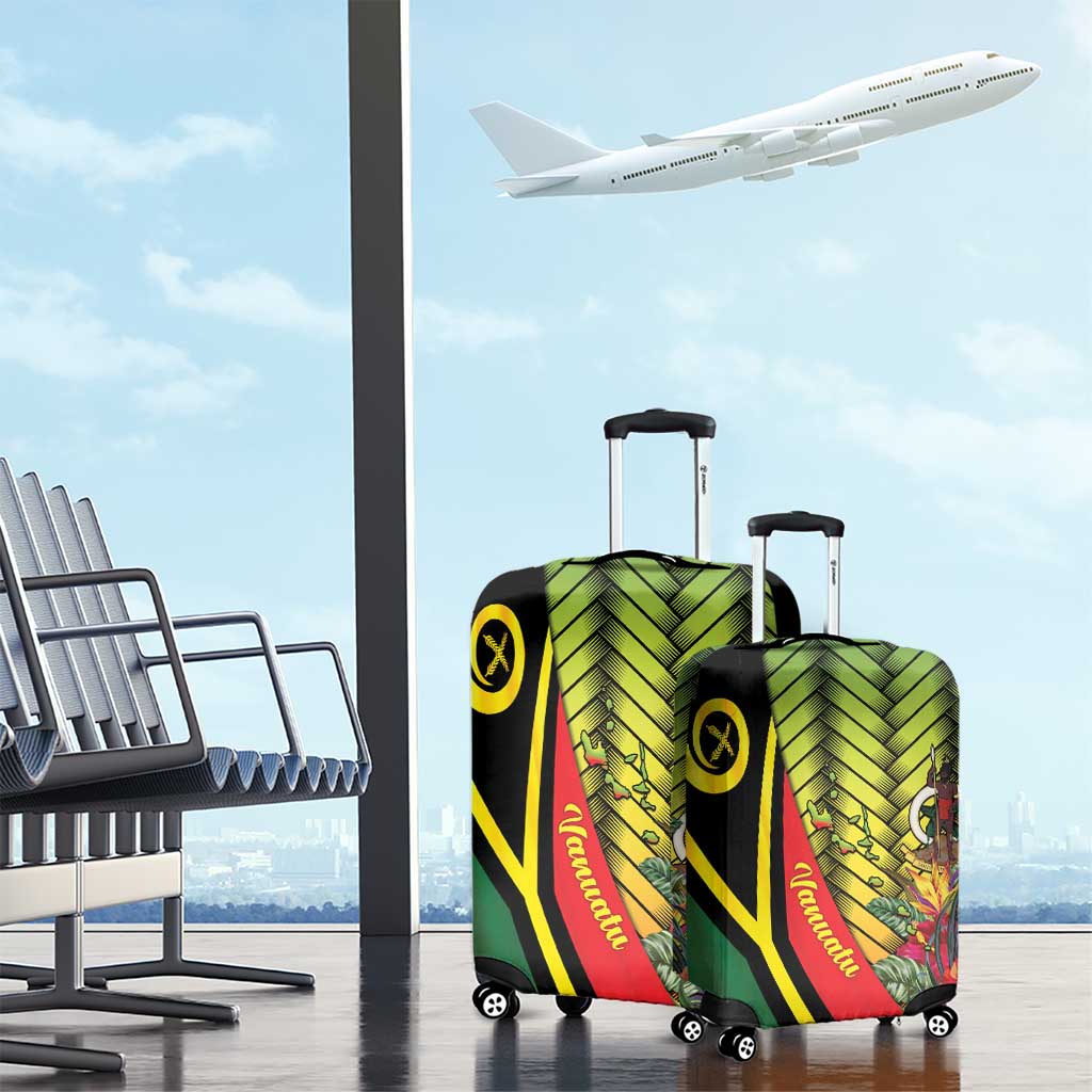 Vanuatu Constitution Day Luggage Cover Long Live Vanuatu - Polynesian Pride