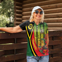 Vanuatu Constitution Day Women Polo Shirt Long Live Vanuatu - Polynesian Pride