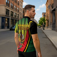 Vanuatu Constitution Day Zipper Polo Shirt Long Live Vanuatu LT05 - Polynesian Pride