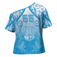 Fiji Day Cross Shoulder Shirt 55th Anniversary Forever Fiji LT05 - Polynesian Pride