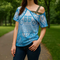 Fiji Day Cross Shoulder Shirt 55th Anniversary Forever Fiji LT05 - Polynesian Pride