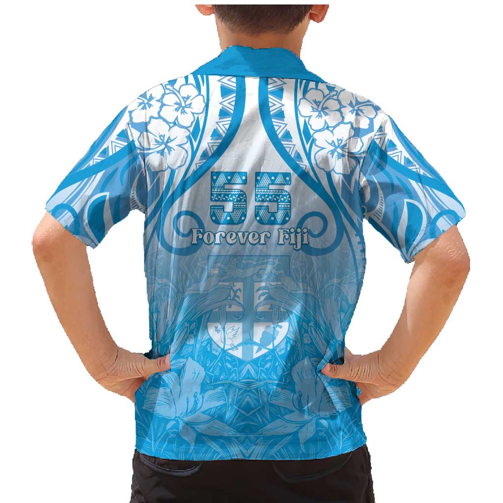 Fiji Day Family Matching Mermaid Dress and Hawaiian Shirt 55th Anniversary Forever Fiji LT05 - Polynesian Pride