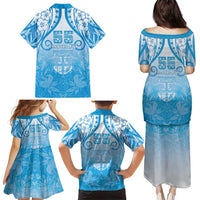 Fiji Day Family Matching Puletasi and Hawaiian Shirt 55th Anniversary Forever Fiji LT05 - Polynesian Pride