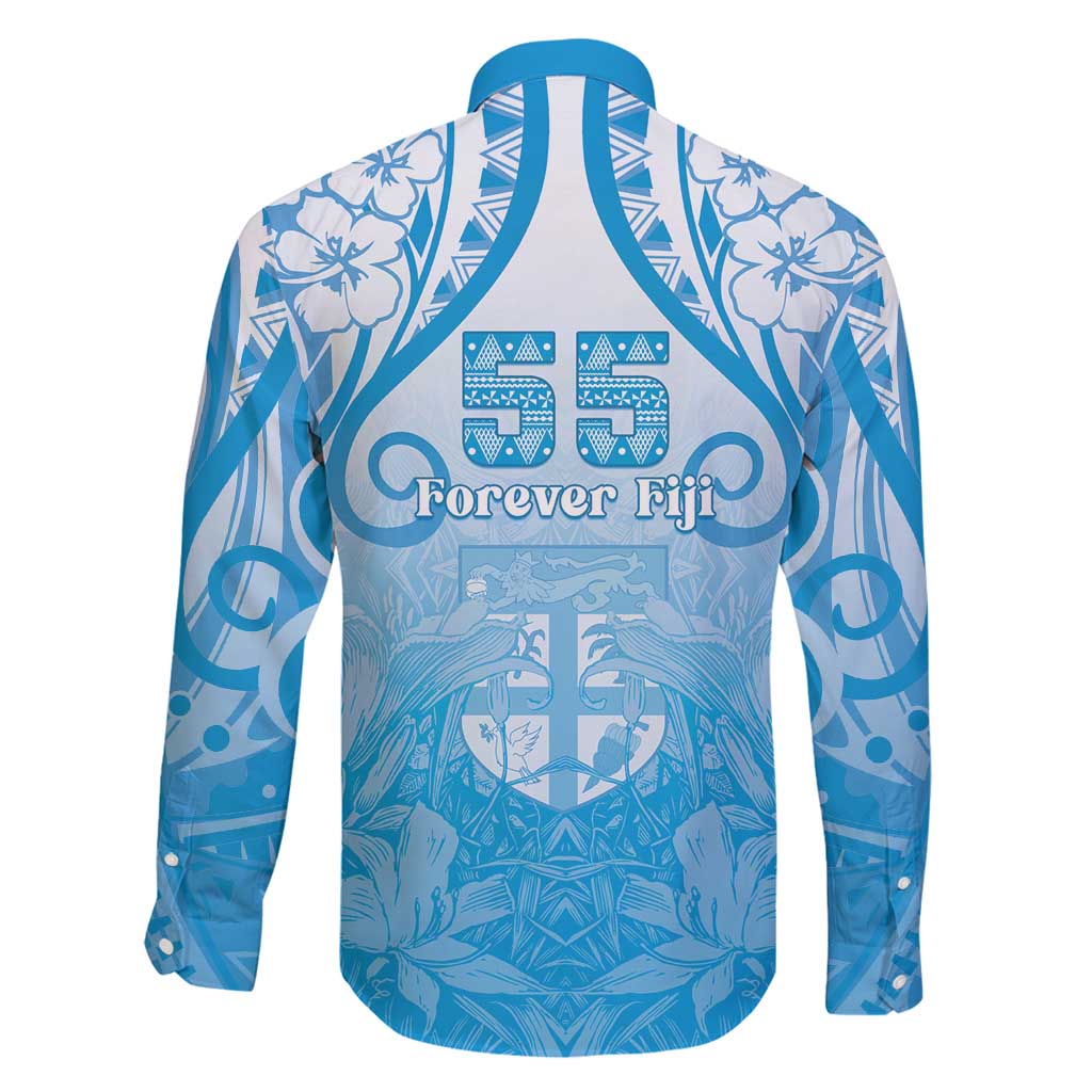 Fiji Day Family Matching Summer Maxi Dress and Hawaiian Shirt 55th Anniversary Forever Fiji LT05 - Polynesian Pride