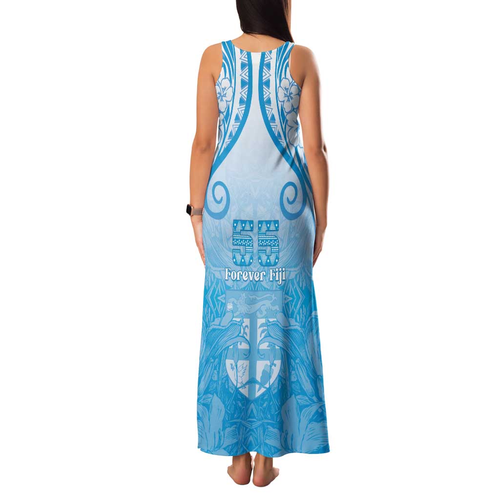 Fiji Day Family Matching Tank Maxi Dress and Hawaiian Shirt 55th Anniversary Forever Fiji LT05 - Polynesian Pride