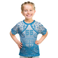 Fiji Day Kid T Shirt 55th Anniversary Forever Fiji LT05 Blue - Polynesian Pride