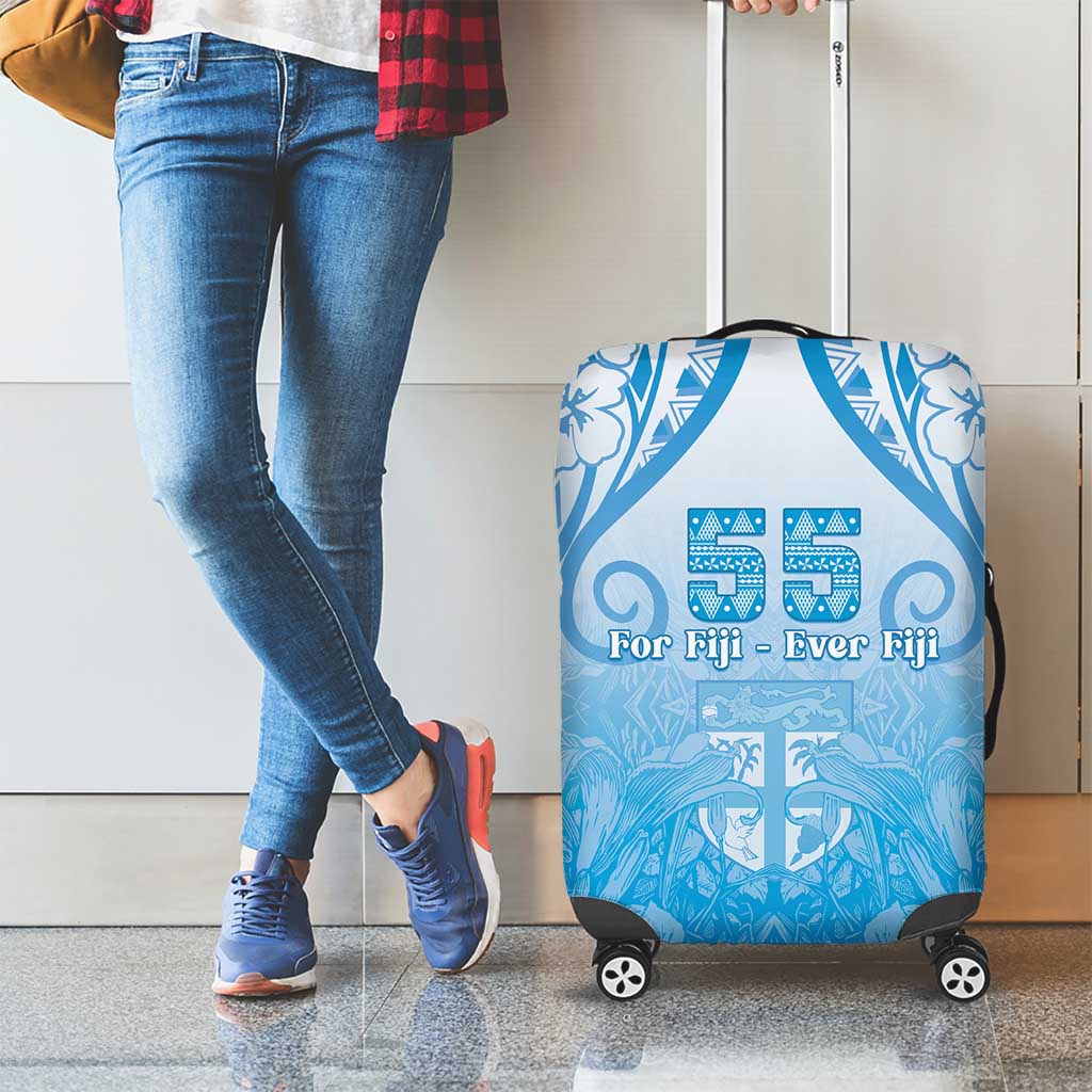 Fiji Day Luggage Cover 55th Anniversary Forever Fiji - Polynesian Pride