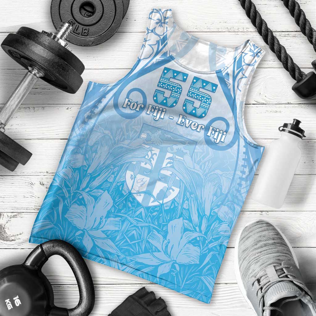 Fiji Day Men Tank Top 55th Anniversary Forever Fiji LT05 - Polynesian Pride