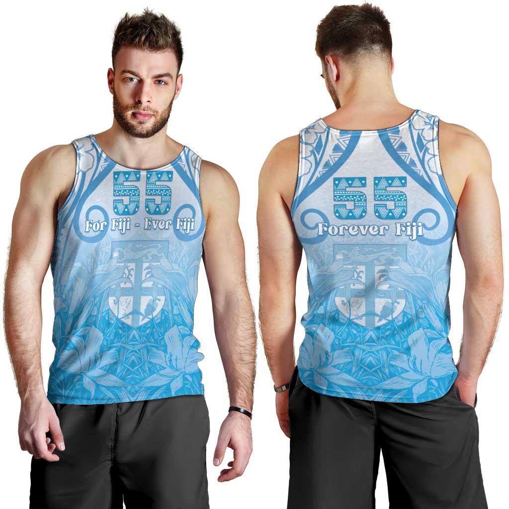 Fiji Day Men Tank Top 55th Anniversary Forever Fiji LT05 - Polynesian Pride