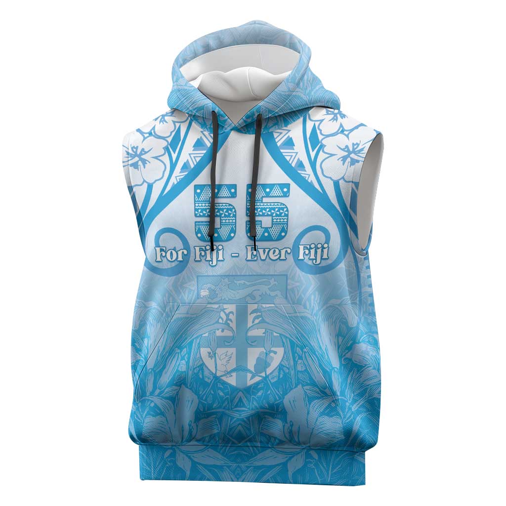 Fiji Day Sleeveless Hoodie 55th Anniversary Forever Fiji - Polynesian Pride