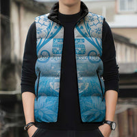 Fiji Day Sleeveless Puffer Jacket 55th Anniversary Forever Fiji LT05 - Polynesian Pride
