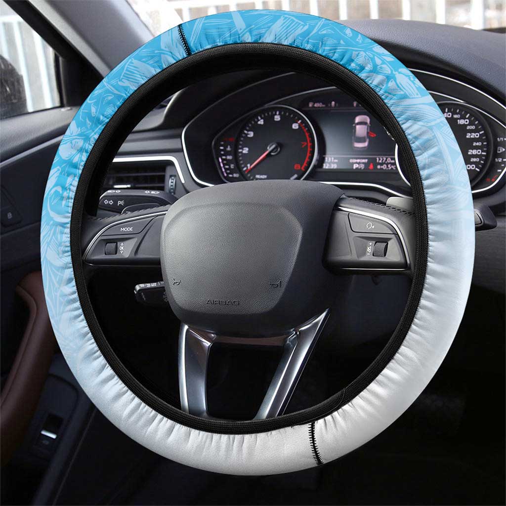 Fiji Day Steering Wheel Cover 55th Anniversary Forever Fiji - Polynesian Pride