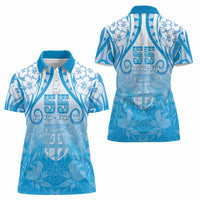 Fiji Day Women Polo Shirt 55th Anniversary Forever Fiji - Polynesian Pride