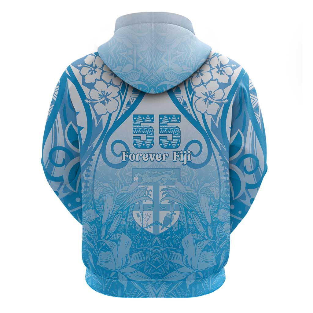 Fiji Day Zip Hoodie 55th Anniversary Forever Fiji LT05 - Polynesian Pride