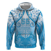Fiji Day Zip Hoodie 55th Anniversary Forever Fiji LT05 Pullover Hoodie Blue - Polynesian Pride