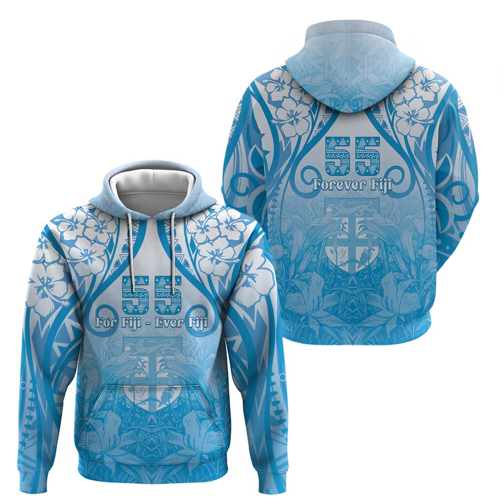 Fiji Day Zip Hoodie 55th Anniversary Forever Fiji LT05 - Polynesian Pride