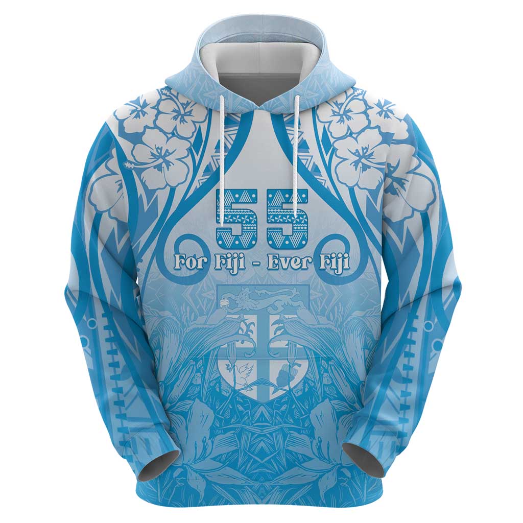 Fiji Day Zip Hoodie 55th Anniversary Forever Fiji LT05 - Polynesian Pride