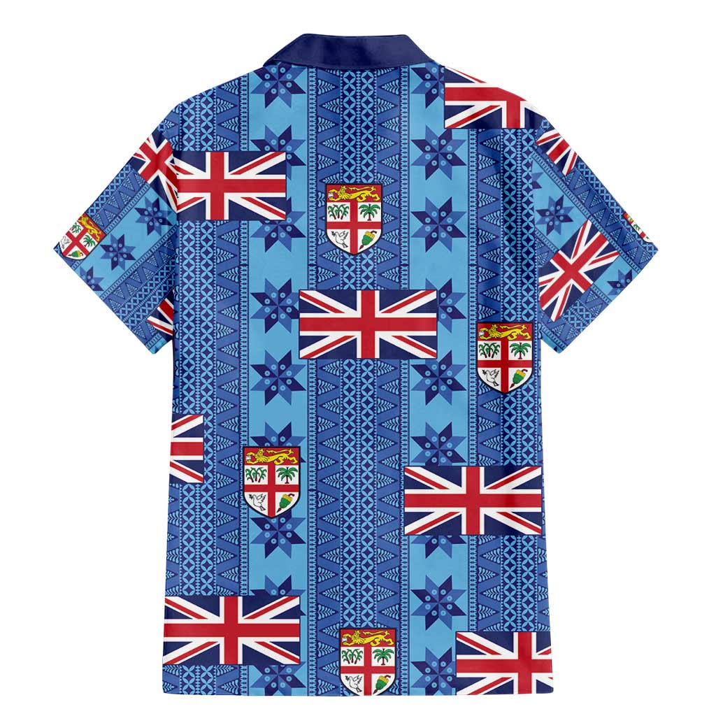 Fiji Masi Tapa Family Matching Mermaid Dress and Hawaiian Shirt Coat Of Arms LT05 - Polynesian Pride