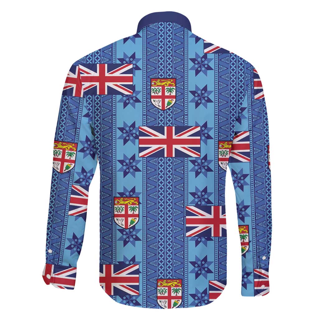 Fiji Masi Tapa Family Matching Off Shoulder Maxi Dress and Hawaiian Shirt Coat Of Arms LT05 - Polynesian Pride