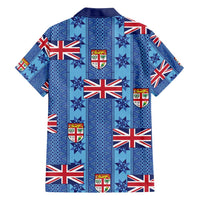 Fiji Masi Tapa Family Matching Off Shoulder Short Dress and Hawaiian Shirt Coat Of Arms LT05 - Polynesian Pride
