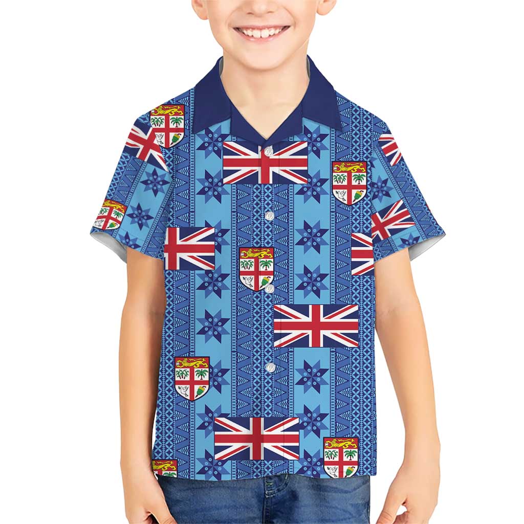 Fiji Masi Tapa Hawaiian Shirt Coat Of Arms - Polynesian Pride