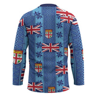Fiji Masi Tapa Hockey Jersey Coat Of Arms - Polynesian Pride