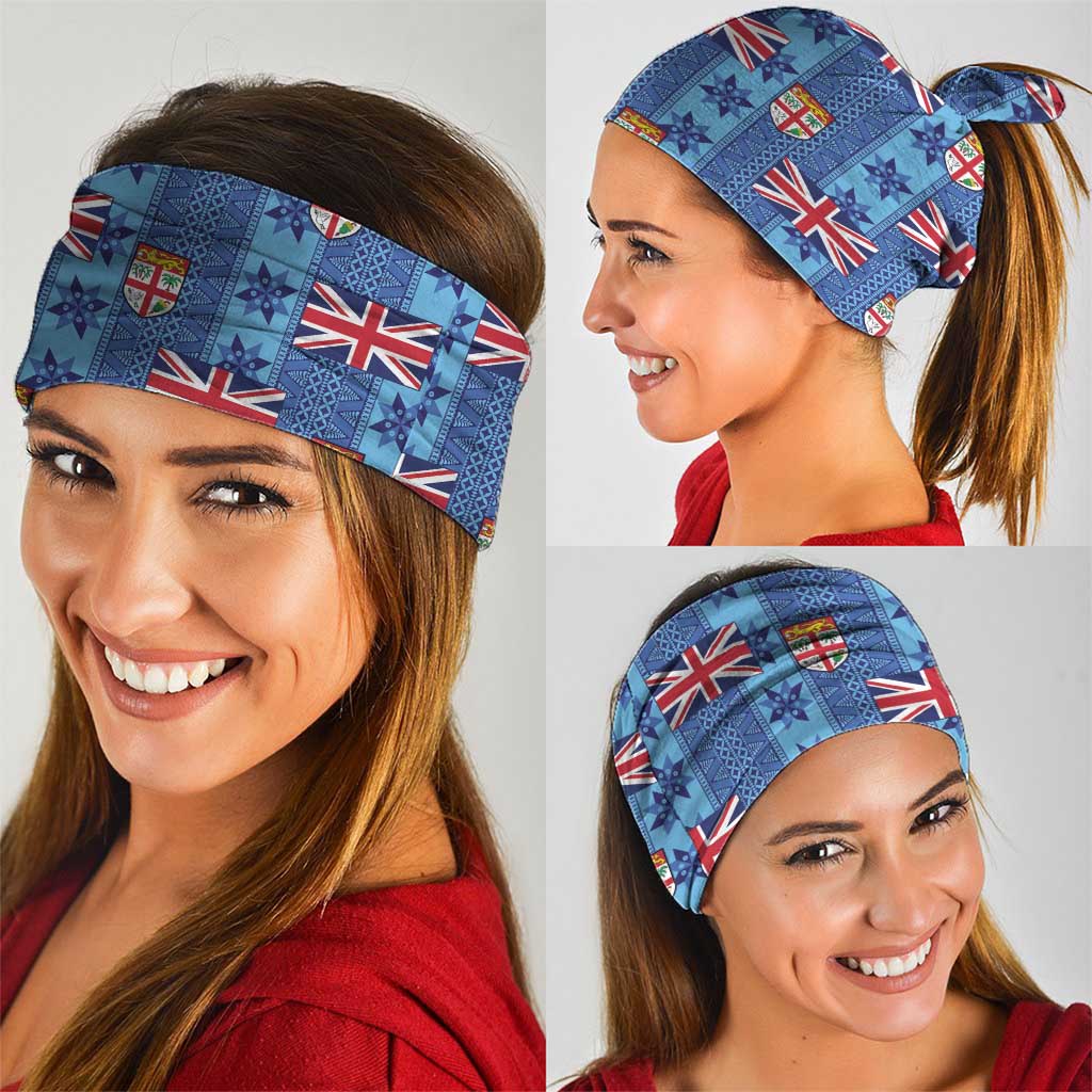 Fiji Masi Tapa Neck Gaiter Coat Of Arms - Polynesian Pride