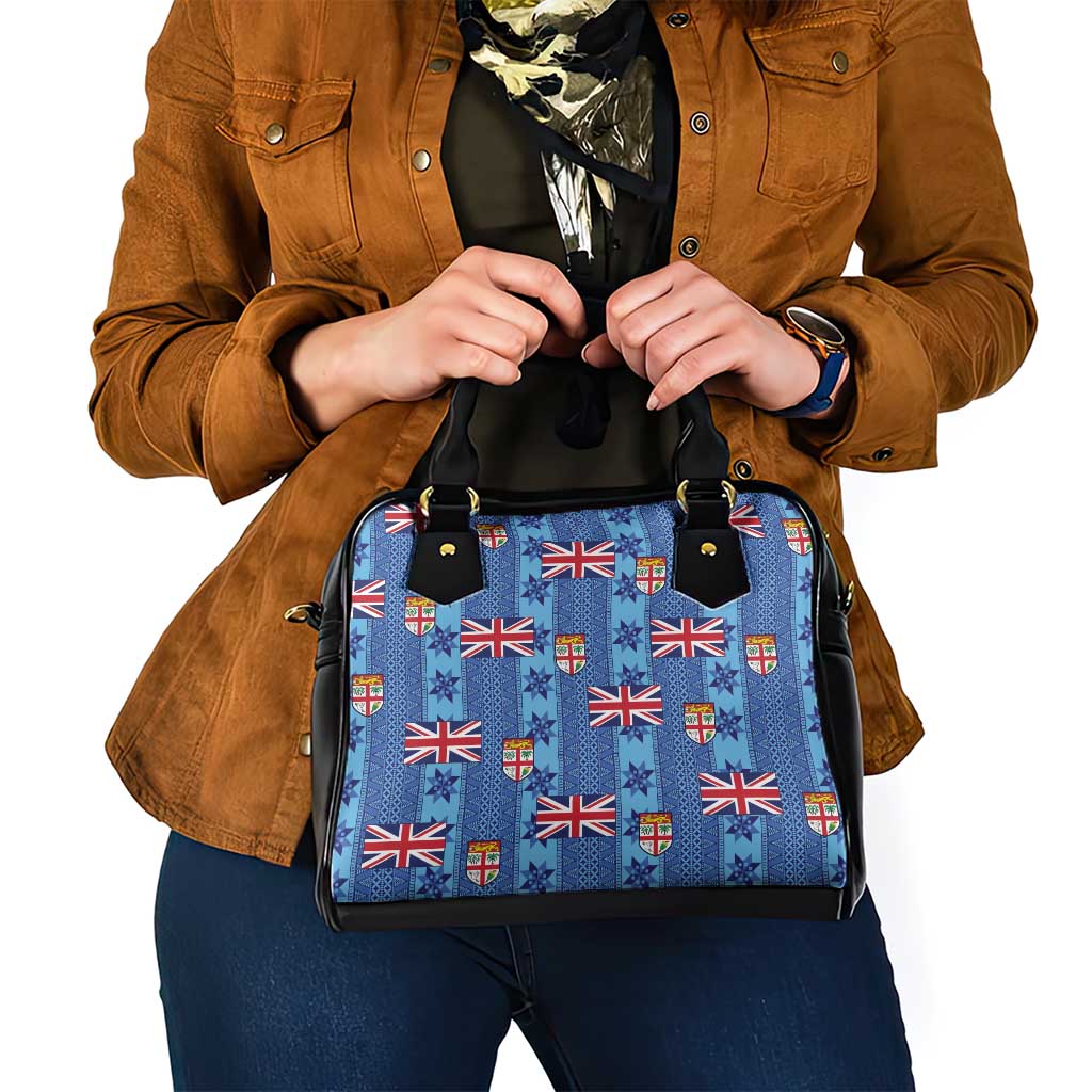 Fiji Masi Tapa Shoulder Handbag Coat Of Arms LT05 - Polynesian Pride