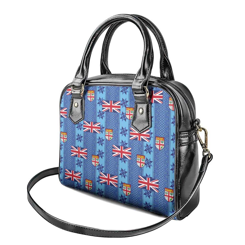 Fiji Masi Tapa Shoulder Handbag Coat Of Arms LT05 - Polynesian Pride