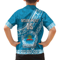 custom-lavengamalie-college-kid-hawaiian-shirt-tongan-kupesi-pattern