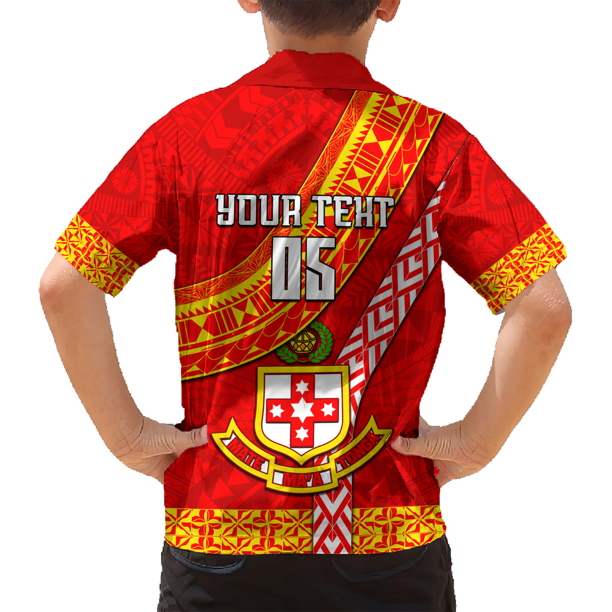 Custom Kolisi Tonga Family Matching Short Sleeve Bodycon Dress and Hawaiian Shirt Tongan Kupesi Pattern LT05 - Polynesian Pride