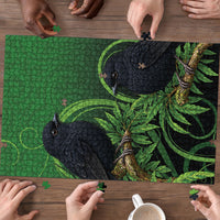 New Zealand Black Robin Puzzle Karure Maori Koru Art Tattoo LT05 - Polynesian Pride