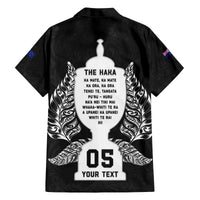 Custom New Zealand Rugby Family Matching Summer Maxi Dress and Hawaiian Shirt The Haka With Champions Cup LT05 - Polynesian Pride