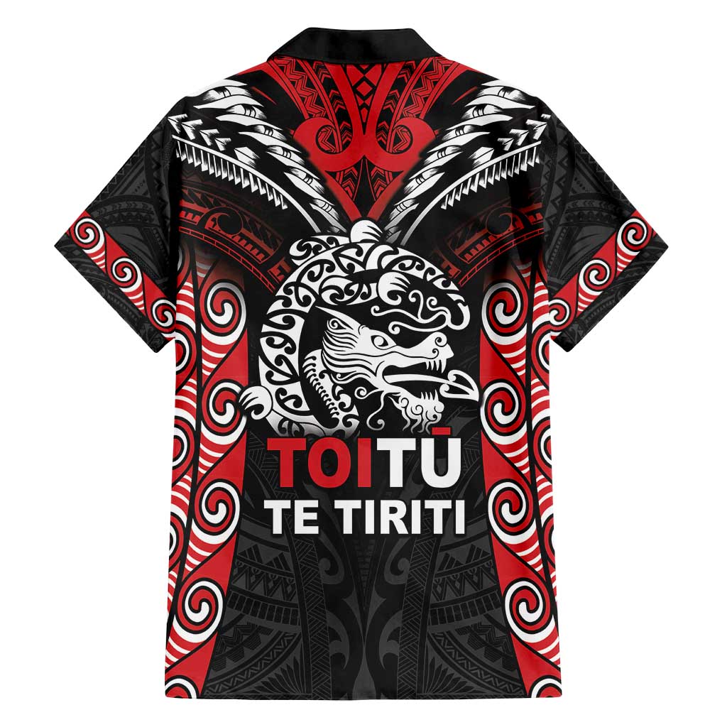 Aotearoa Mana Maori Family Matching Long Sleeve Bodycon Dress and Hawaiian Shirt Toitu Te Tiriti LT05 - Polynesian Pride