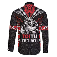 Aotearoa Mana Maori Family Matching Puletasi and Hawaiian Shirt Toitu Te Tiriti LT05 - Polynesian Pride