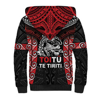 Aotearoa Mana Maori Sherpa Hoodie Toitu Te Tiriti LT05 - Polynesian Pride
