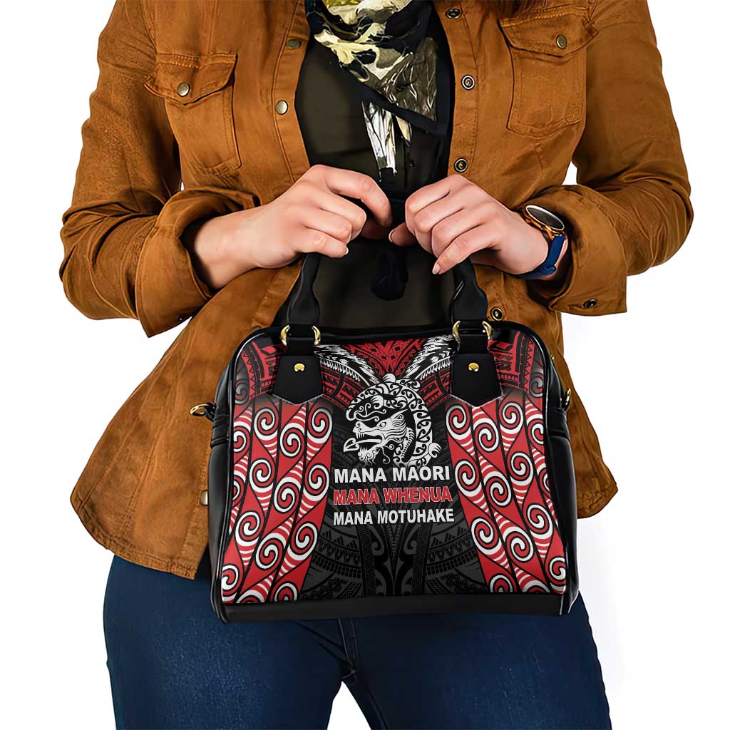 Aotearoa Mana Maori Shoulder Handbag Toitu Te Tiriti LT05 - Polynesian Pride