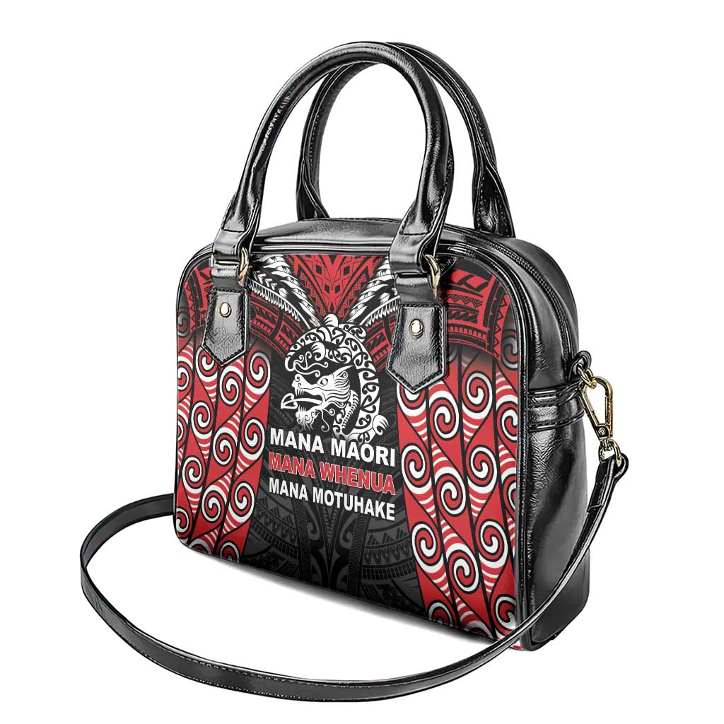 Aotearoa Mana Maori Shoulder Handbag Toitu Te Tiriti LT05 - Polynesian Pride