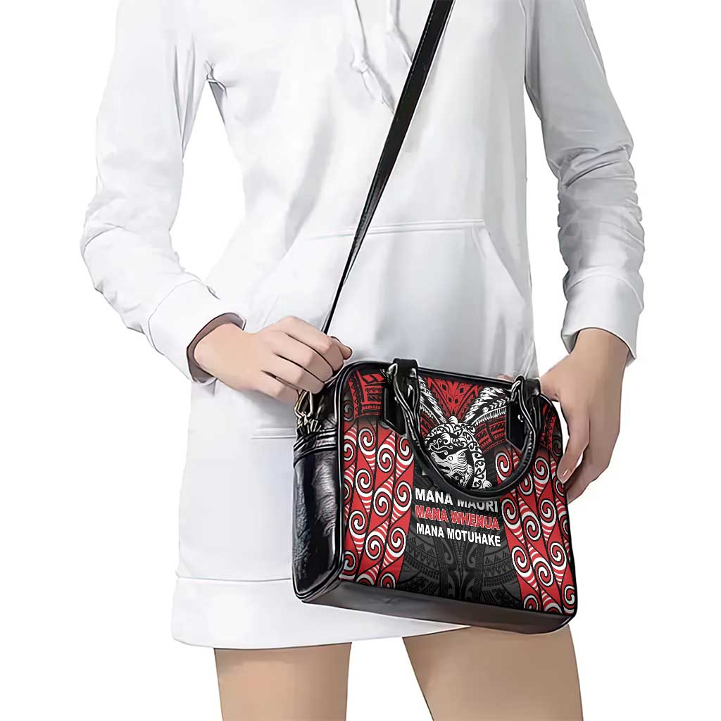 Aotearoa Mana Maori Shoulder Handbag Toitu Te Tiriti LT05 - Polynesian Pride