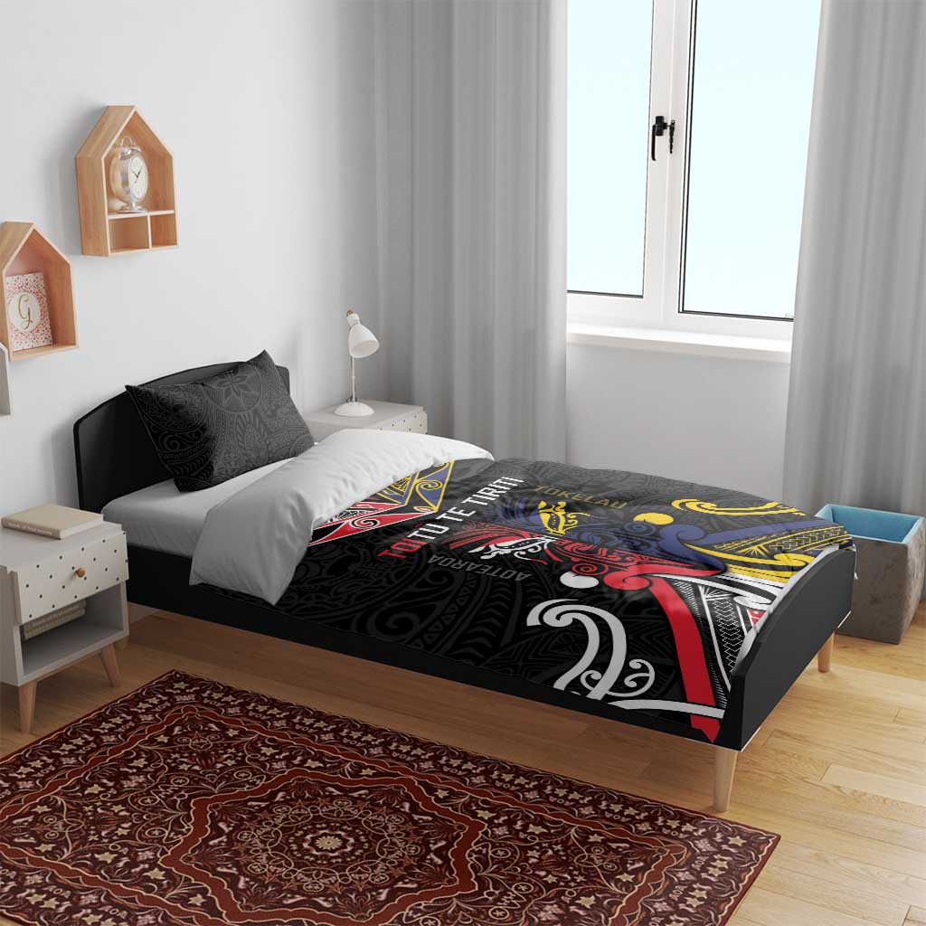 Tokelau And Aotearoa Bedding Set Together For Te Tiriti O Waitangi