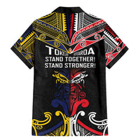 Tokelau And Aotearoa Family Matching Mermaid Dress and Hawaiian Shirt Together For Te Tiriti O Waitangi LT05 - Polynesian Pride