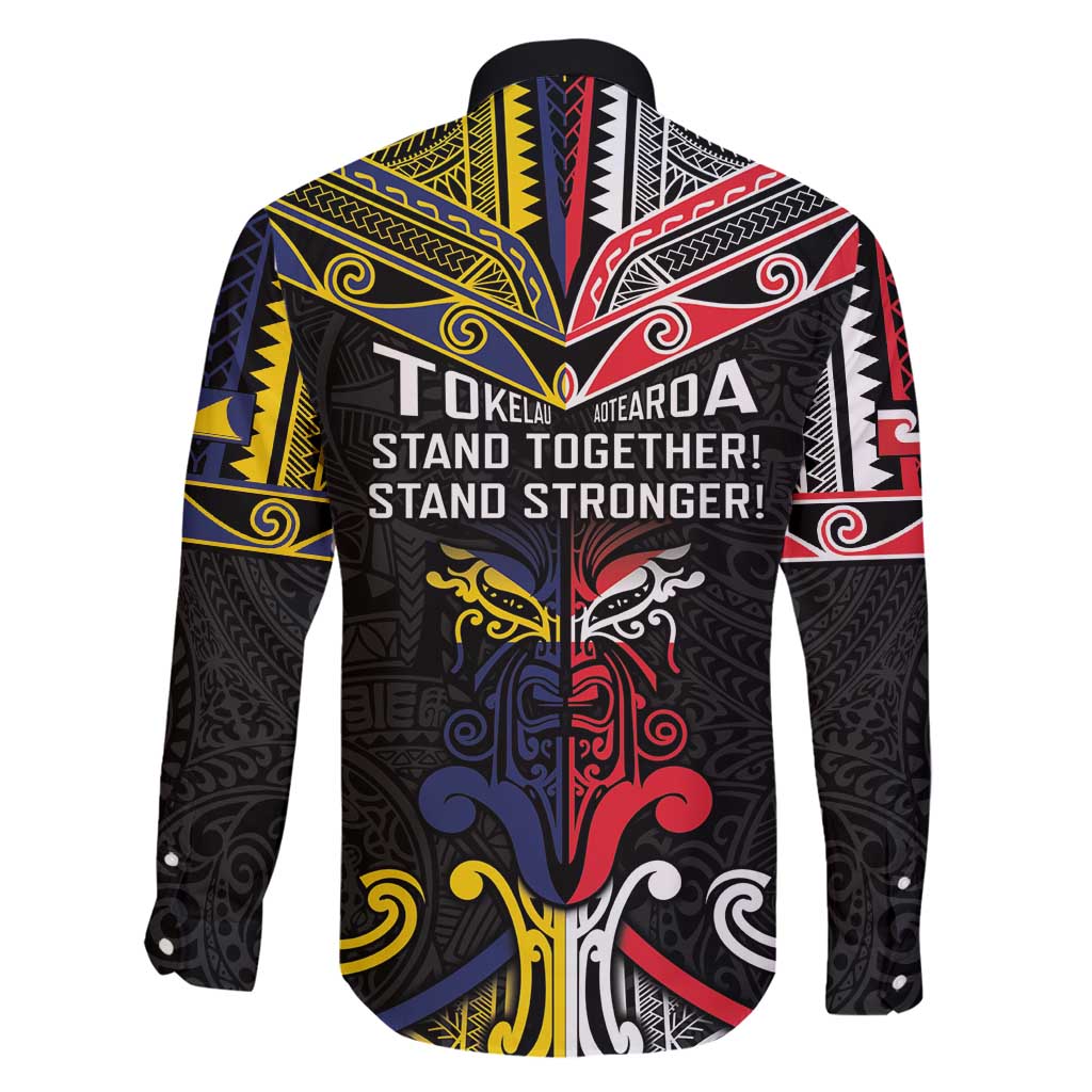 Tokelau And Aotearoa Family Matching Mermaid Dress and Hawaiian Shirt Together For Te Tiriti O Waitangi LT05 - Polynesian Pride