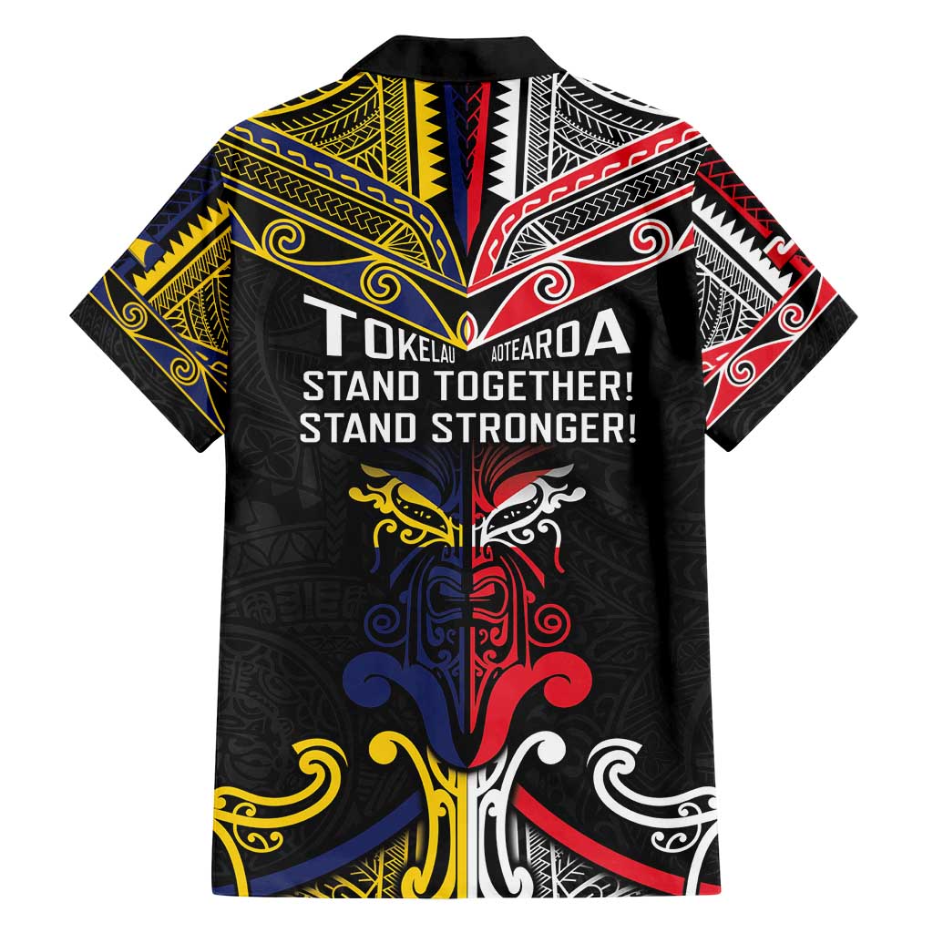 Tokelau And Aotearoa Family Matching Puletasi and Hawaiian Shirt Together For Te Tiriti O Waitangi LT05 - Polynesian Pride