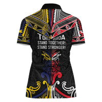 Tokelau And Aotearoa Women Polo Shirt Together For Te Tiriti O Waitangi