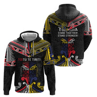 Tokelau And Aotearoa Zip Hoodie Together For Te Tiriti O Waitangi LT05 - Polynesian Pride