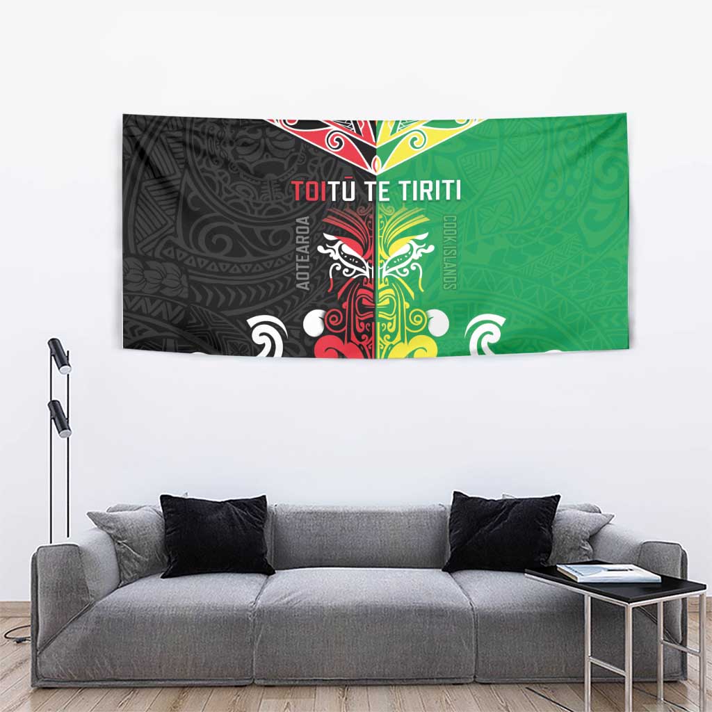 Cook Islands And Aotearoa Tapestry Together For Te Tiriti O Waitangi LT05 - Polynesian Pride