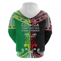 Cook Islands And Aotearoa Zip Hoodie Together For Te Tiriti O Waitangi LT05 - Polynesian Pride